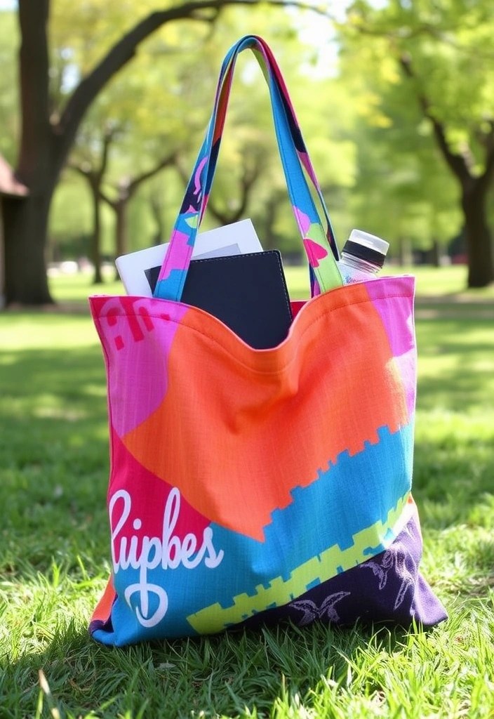 15 Fun DIY Ideas for Beginners to Unleash Your Inner Artist! (You'll Love #10!) - 4. Upcycled T-Shirt Tote Bag