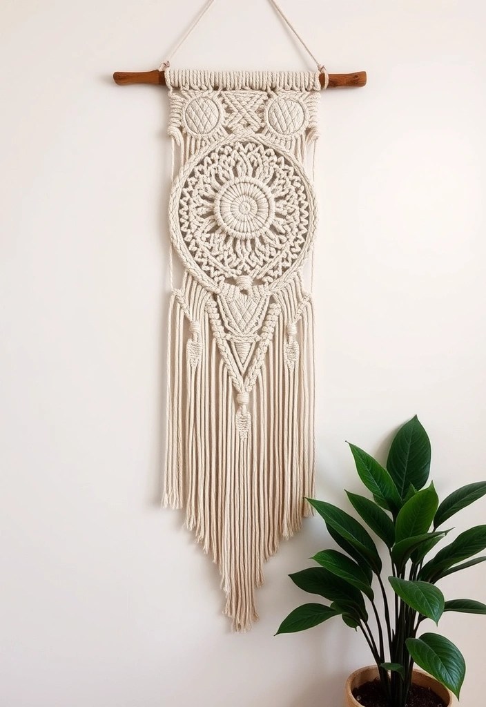 15 Fun DIY Ideas for Beginners to Unleash Your Inner Artist! (You'll Love #10!) - 5. Easy Macrame Wall Hanging