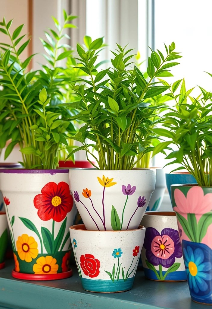 15 Fun DIY Ideas for Beginners to Unleash Your Inner Artist! (You'll Love #10!) - 7. Decorative Plant Pots